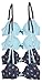 'U.S. Polo Girls 4 Pack Underwire Bra, Charcoal/Mint, Size 32A'