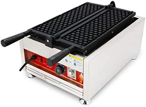 ノンスティッククッキングプレート付き回転ワッフルメーカー3200w電気高速操作ワッフルマシン 温度制御時間設定 110v