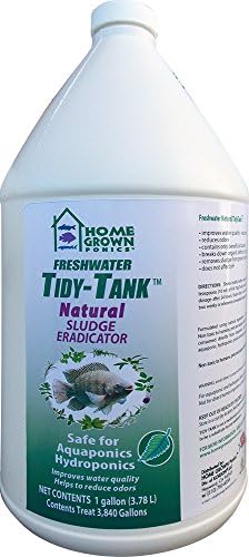 HOME GROWN PONICS # 96043 Tidy Tank Natural Sludge Eradicator, 1-Gallon ONLY