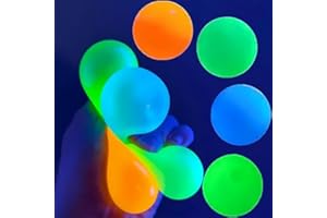 YAMIELO Glorbs - Glorbs Balls, 12 Pack Glorbs Sticky Balls for Ceiling & Wall, Glow in The Dark Sticky Stress Balls (12 Pack)