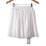 Vegeron Women's Chiffon A Line Short Skirt for Girls