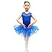 TFJH Kids Little Girls' Ballet Flower Lace Sleeveless Dress Leotard Tutus