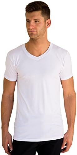 Men's Super Soft V Neck Under Shirt - Beechwood Modal, Tailored Tall, Tagless
