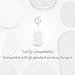 NeotrixQI A5-W Wireless Charging Case Protective Cover Compatible for Apple AirPods Case and Any Qi Wireless Charger - White, 1-Pack