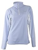 TuffRider Women's Ventilated Technical Long Sleeve Sport Shirt with Mesh, Glacier Blue, Large