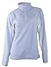 TuffRider Women's Ventilated Technical Long Sleeve Sport Shirt with Mesh, Glacier Blue, Large