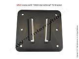 PAW International RV Bracket (Polymer) Single Wall Mount, Black