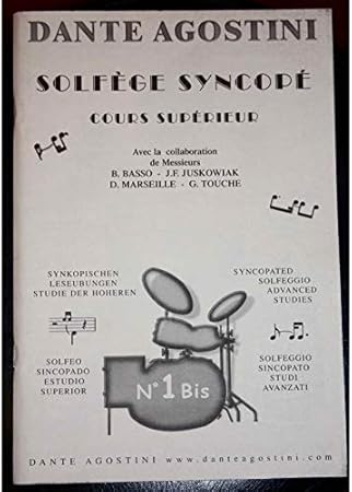 Agostini Solfege Syncope Volume 1 Bis Amazon Fr Instruments De Musique