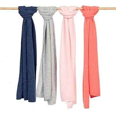 Cashmere Scarf for Women - 100% Pure Luxury Knit - Lightweight, Ultra Soft, Warm with Beautiful Silk Keepsake Gift Bag Cashmere Scarf for Women - 100% Pure Luxury Knit - Lightweight, Ultra Soft, Warm with Beautiful Silk Keepsake Gift Bag