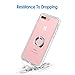 JETech Case for iPhone 7 Plus and iPhone 8 Plus, Ring Holder Kickstand, Shock-Absorption Bumper Cover, HD Clear