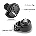KELODO Bluetooth Earbud S530 Plus Mini Wireless Earphone in Ear Small Headset with Mic Invisible V4.1 Earpiece Hands-Free Noise Canceling for Apple iPhone and Android Smartphones - Black