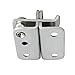 Alise Flip Latch Gate Latch,Shed Door Latch Barn Door Lock Shed Lock Shed Latch,Stainless Steel Locking Latches for Shed Barn Fence Chicken Dog Cage Window Cabinet Backyard Garage,Brushed,S-Size