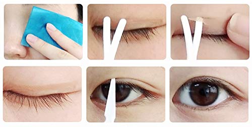 240 Pairs Wide Nature Skin Color Lace Mesh Waterproof Sweatproof Makeup Eyelid Stickers Invisible Self-adhesive Non-trace Eyelid Tape Big Eye Decoration Non Reflective Eyelid Sticker - Thumbnail 3