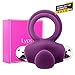 Mini Compact Powerful Multi-Speed Bullet Shape Personal Vibrating Massage Tools,Waterproof Quiet -7 inch (1PCS) 10 vibratioanl Settings , Purple