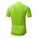 Spotti Men's Cycling Bike Jersey Short Sleeve with 3 Rear Pockets- Moisture Wicking, Breathable, Quick Dry Biking Shirt