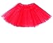 Anleolife 12'' Ballet Birthday Tutu Dress Cheap Tutu Skirt Ballet Dance Mini Skirts(red)