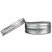 Beauticom (Quantity: 6 Pieces) 60G Round Silver Aluminum Metal Tin Storage Jar Containers with Secure Screw Top Lids for Cosmetics, Aromatherapy, Crafts, Paints and More!