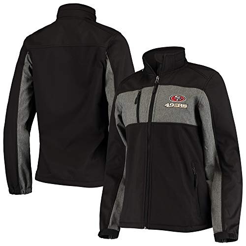 Dunbrooke San Francisco 49ers Ladies Zephyr Soft-Shell Jacket – 4-Way Stretch,…
