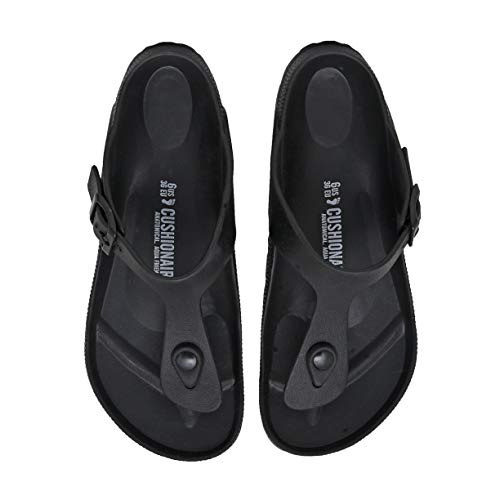 CUSHIONAIRE Women's Ella EVA comfort footbed Sandal with