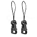 Foto&Tech 2 Pieces Quick Release QD Loop Connector for Camera Neck Strap Compatible with Fujifilm Samsung Sony Olympus Panasonic Canon Nikon Pentax Compact Camera, Point-and-Shoot Camera (Style A)
