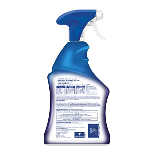 Lysol Power Foaming Cleaning Spray for Bathrooms, Foam Cleaner for