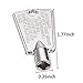 216702900 Freezer Door Key for Fri-gidaire Kenmore GE AP4071414 PS2061565 Replaces AP4301346 PS1991481 AP2113733 06599905 08037402 12849(Metal)