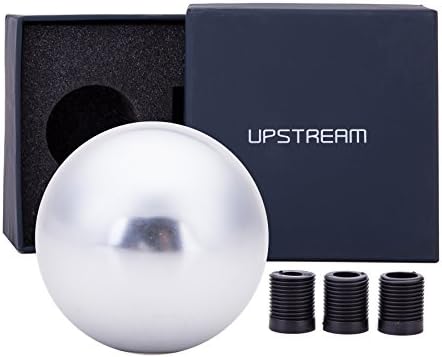 Upstream Fiber Shift Knob Automatic and Manual Great Gear knobs universal(Silver)