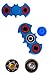 More&Better EDC Fidget Spinner High Speed Stainless Steel Bearing ADHD Focus Anxiety Relief Toys for Children and Adults (batman blue)