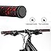 Hankyky Cycling Bike Bicycle Handlebar Grips Anti-Slip Rubber Double Lock-on Lightweight Grip for MTB Mountain Bike Folding Bike Bicycle Parts Fit 2.22cmthumb 1