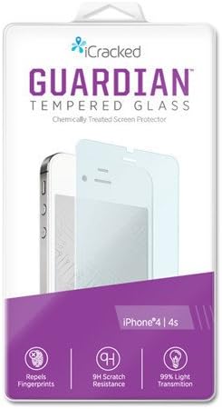 iCracked Guardian Tempered Glass for iPhone 4/4S