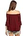 ANGVNS Women Off Shoulder Strapless Pleated Loose Cotton Shirts