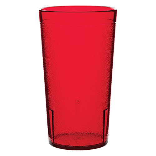 Click Here to See More Images Carlisle 521210 Stackable Shatter-Resistant Plastic Tumbler, 12 oz., Ruby (Case of 72)