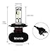 Snorda H4 LED Headlight Bulb, 8000 Lumens ultra-bright 9003 headlight bulb Conversion Kit with CSP Chips to replace High Beam, Low Beam and Fog Bulb (white 6500K)-2 packs