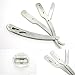 Silvercell Stainless Steel Straight Barber Razors Folding Hair Removal Shaving