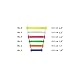 Homeout 1 Set(12pcs) No Tie Silicon Shoelaces - Colorful (White, 12pcs/Kids)