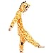 Afoxsos Women's Soft Fleece Animal Cartoon Onesie Adult Pajamas Size M Giraffe