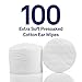Petpost | Dog Ear Cleaner Wipes - Ultra Soft Cotton Pads in Coconut Oil Aloe Solution - Dog Ear Rinse & Cleanser 100 ct.