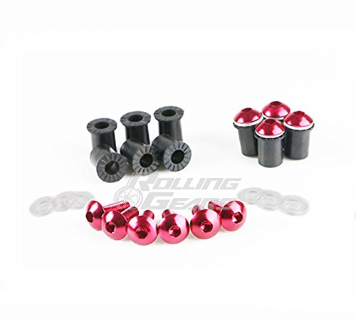 6 Pcs + 4 Pcs Free Windscreen Bolt Fairing Screw YAMAHA YZF 600R R1 R6 R6S R3 R125 FZR 600 FZ1 FZ6