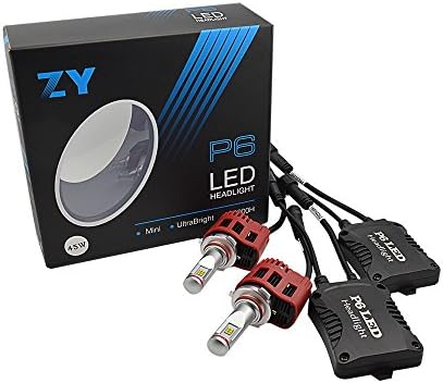 All Seasons LED Genuine Philips Luxeon ZES Chip LED Headlight Kit 90W & 9000LM/Set, Color Temperature White 6000K (9005/HB3)