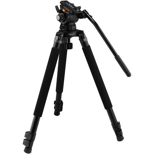 Ikan Telescoping Video Tripod Quick Kit with GH03 Head (E-Image) - Black - EG03TT