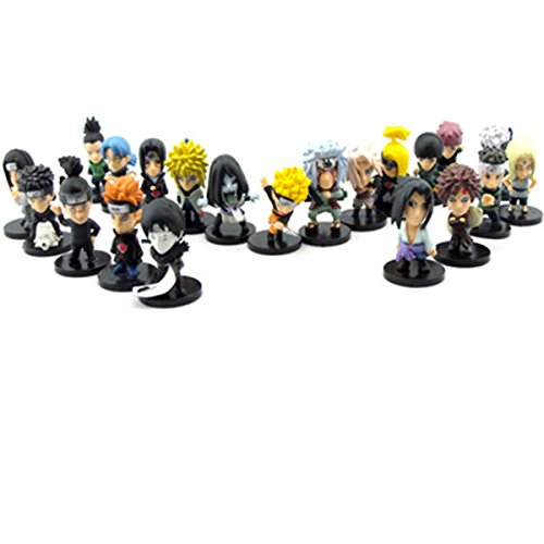 Andy Candy NARUTO Anime 21PCS Doll Models Plastic Toys
