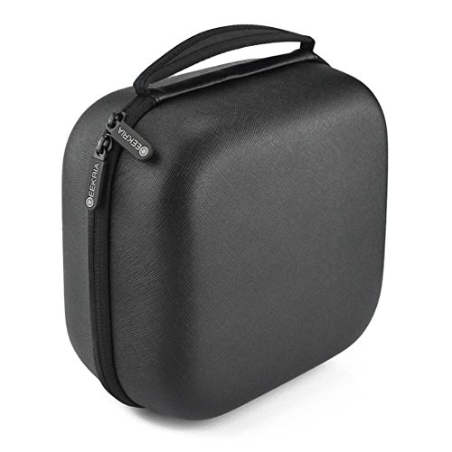 Headphones Case for AKG Q701, K701, K702, K712, K550, Beyerdynamic DT990, T1, DT880 Pro, Sennheiser HD800, HD700, HD650, HD600 Full Size Hard Large Carrying Case / Travel Bag (Saffiano Leather)