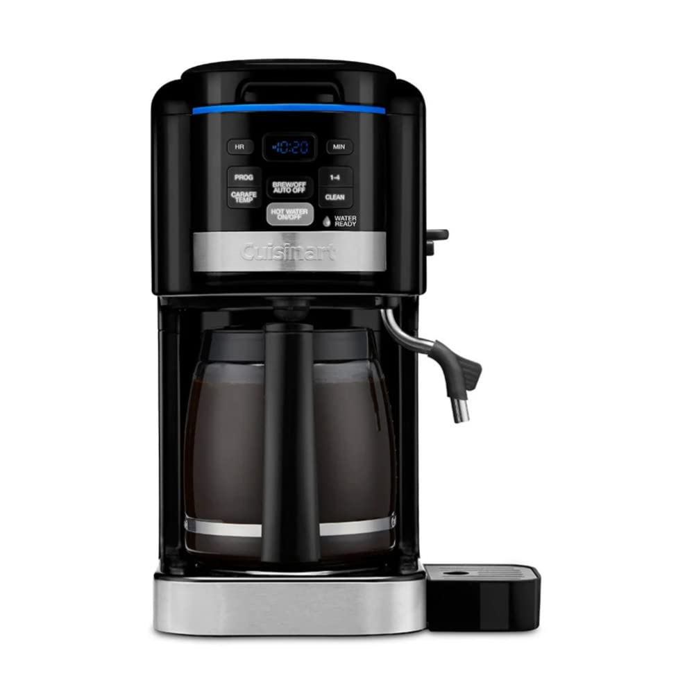 Cuisinart CHW-16 Cafetera programable de 12 tazas y sistema de agua caliente Nuevo Negro