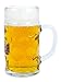 Paulaner Dimpled Isar Beer Mug - 1 Liter Mass Krug (Oktoberfest 'Festzelt' Edition)