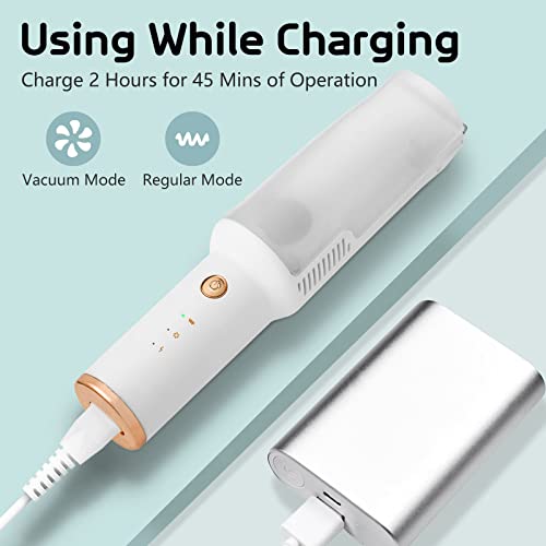 KASTWAVE Baby Hair Clipper, Quiet Hair Trimmer for Kids and Children, Waterproof Rechargeable Cordless Haircut Kit for Toddler, White