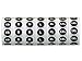 Gera Jenin Set of 7 Round Shape Retail Size Stickers Self Adhesive 2100 Labels Clothing Retail 13 mm
