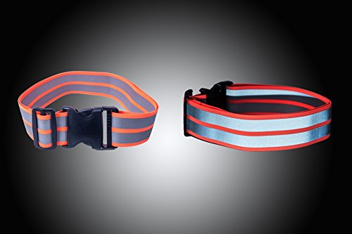 image for no!no! High Visibility Adjustable Elastic Reflective Belt/Waist Band/W