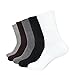 TBA Men's 5-Pack Cotton Business Dress Socks,Mixed color