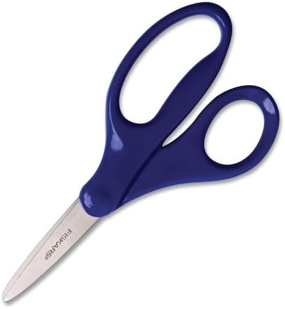 Fiskars Blunt Scissors For Kids Point-Tip, Pointed, Right Handed Asst.