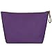 SMRITI Canvas Large Cosmetic Bag Travel Makeup Organizer Toiletry Bag for Women(Purple)